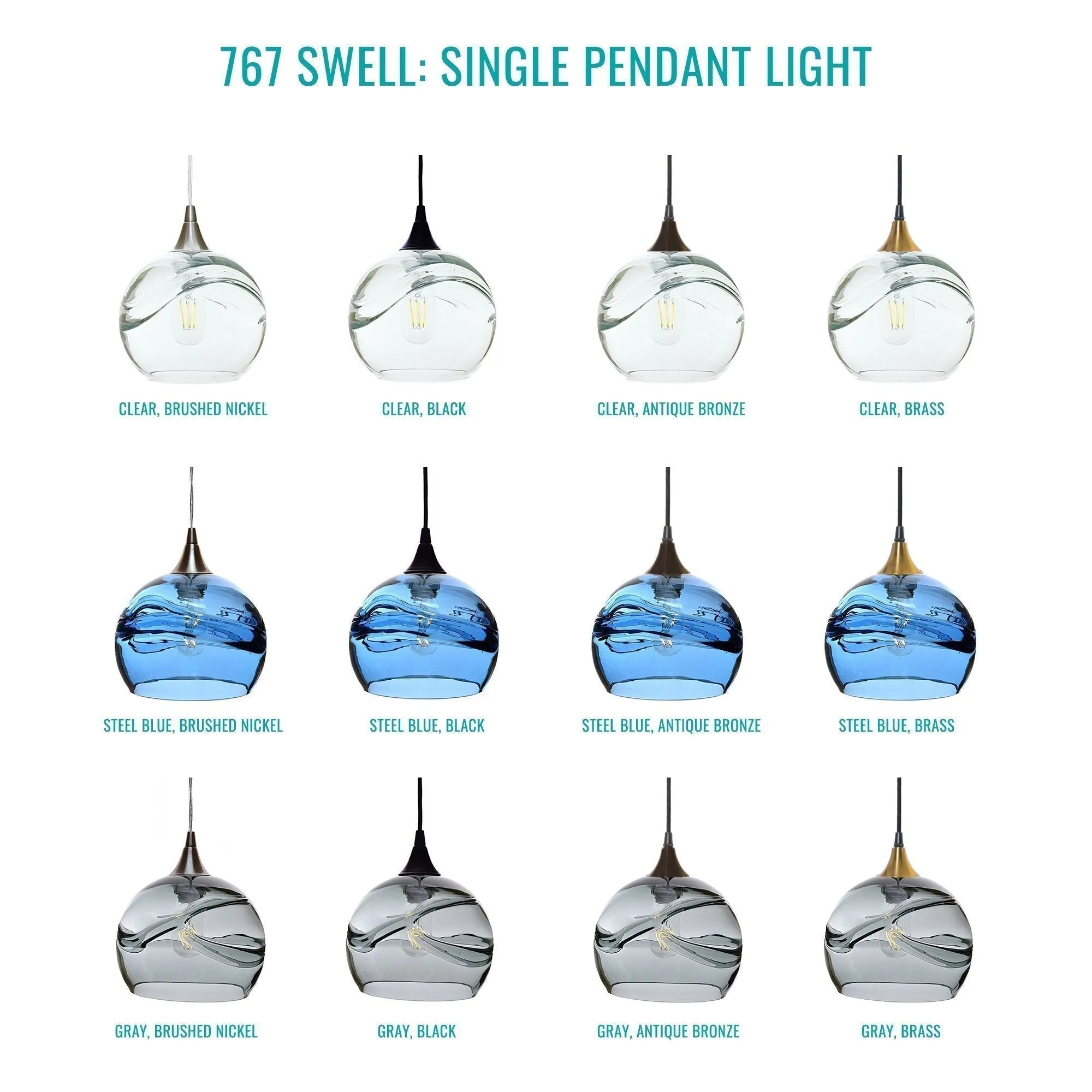 767 Swell: Single Pendant Light