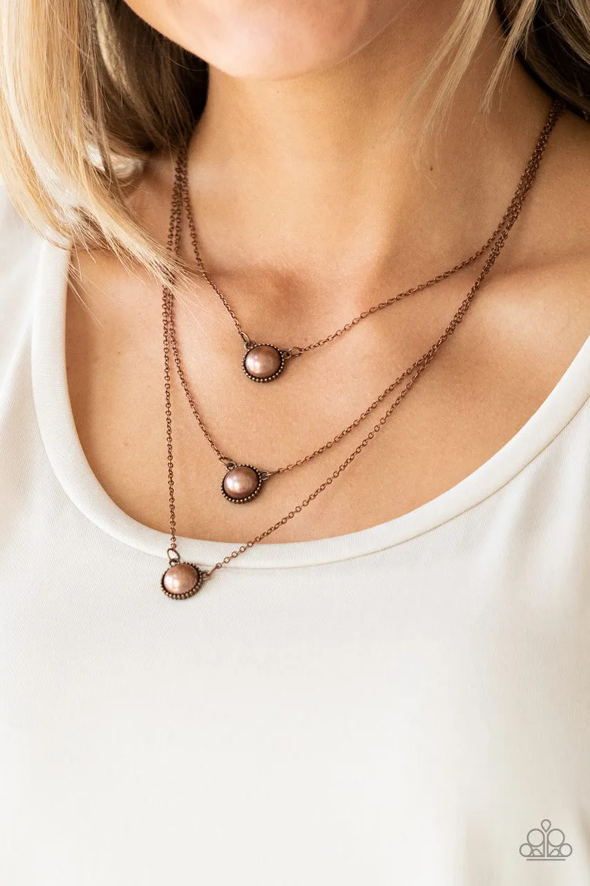 A Love for Luster Copper Paparazzi Necklace