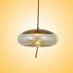 ANKUR BROKIS KNOT DISCO GLASS LED PENDANT LIGHT