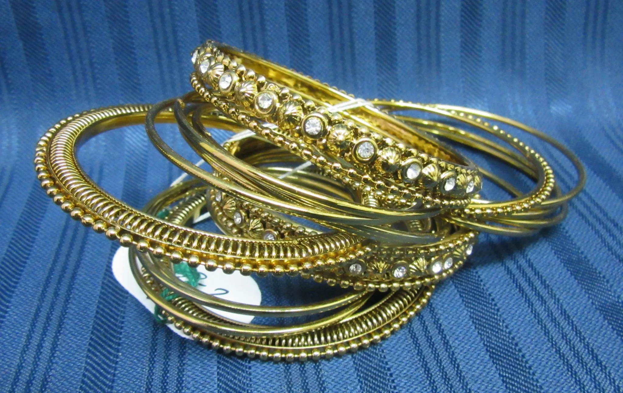 Bangles 7848 Golden Bangle Kadra Shieno Sarees