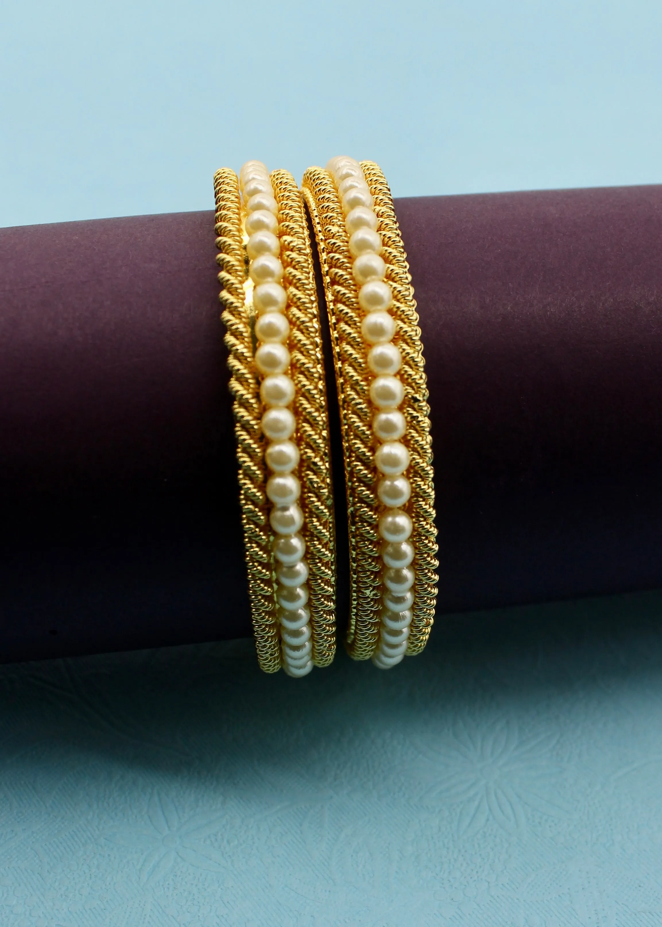 BEAUTEOUS MOTI BANGLES