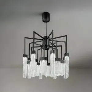 Beautiful Mid Century Style 8 Or 16 Arm Chandelier