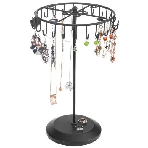 Black Rotating Jewelry Tree