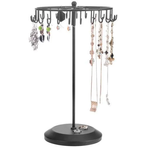 Black Rotating Jewelry Tree