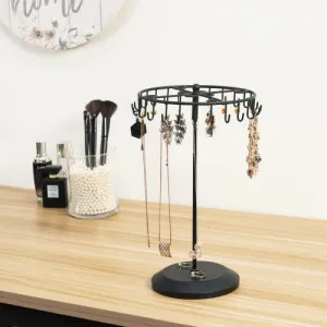 Black Rotating Jewelry Tree