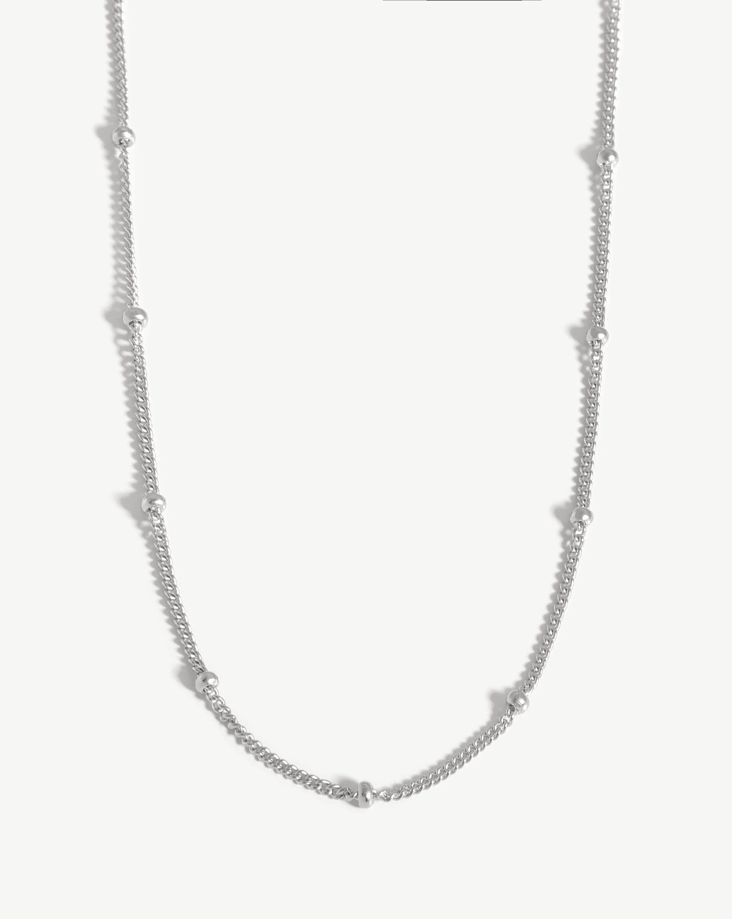 Bobble Chain Choker | Sterling Silver