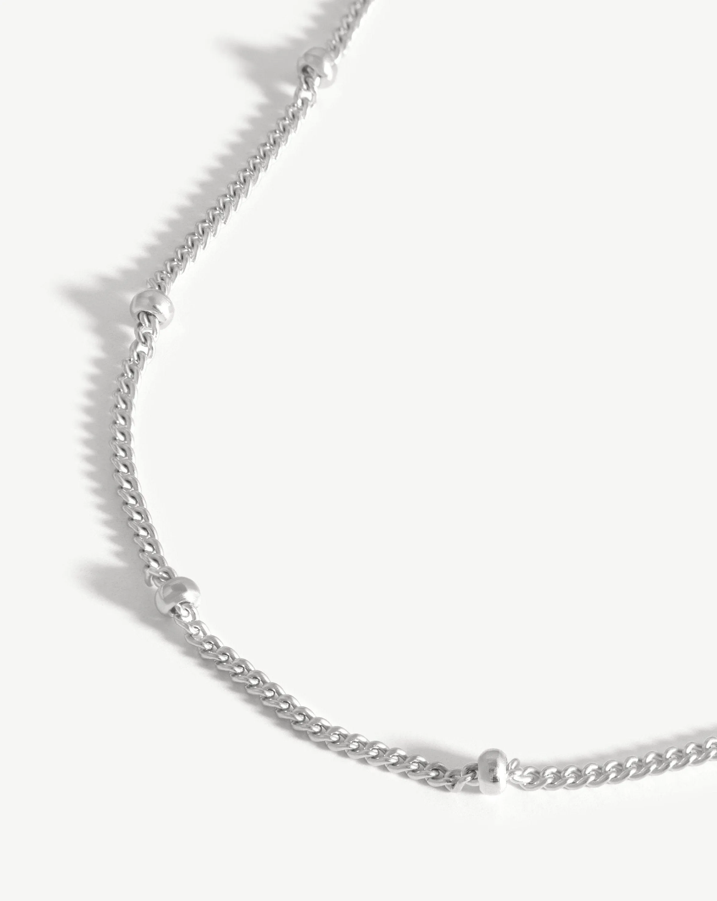 Bobble Chain Choker | Sterling Silver