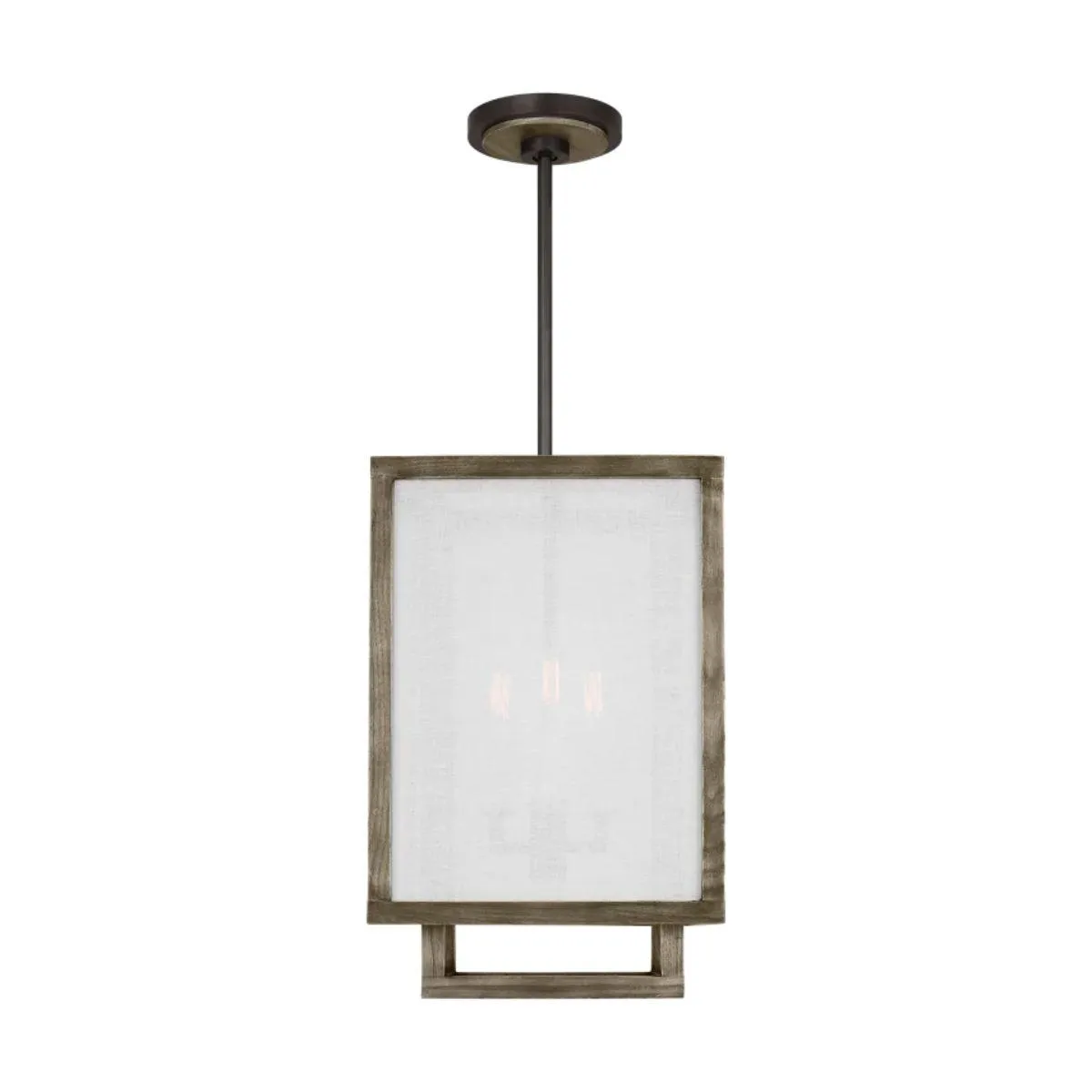 Brockway 11 in. 3 lights Pendant Light Iron finish