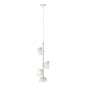 Brooklyn 12 in. 4 lights Pendant Light White finish