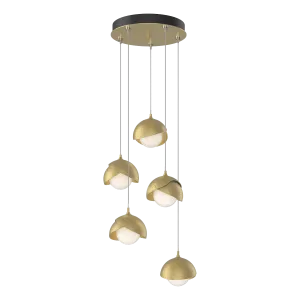 Brooklyn 16 in. 5 lights Standard Pendant Light Modern Brass Finish