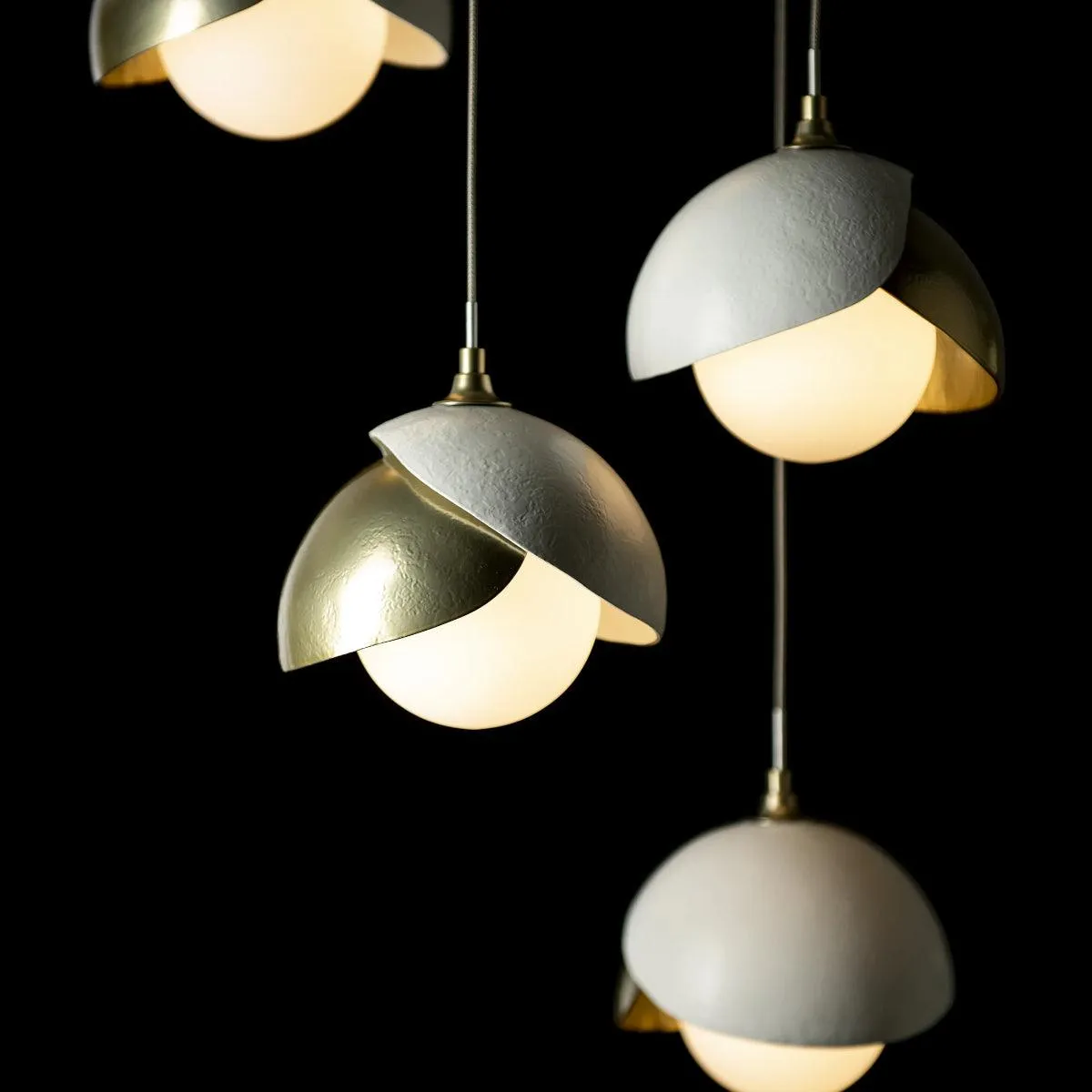 Brooklyn 16 in. 5 lights Standard Pendant Light Modern Brass Finish