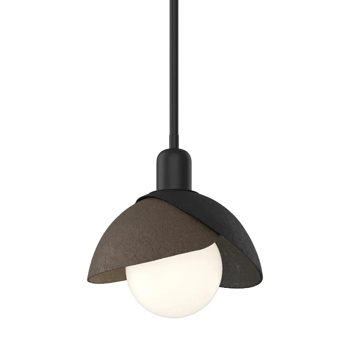 Brooklyn 9 in. Pendant Light Black Finish