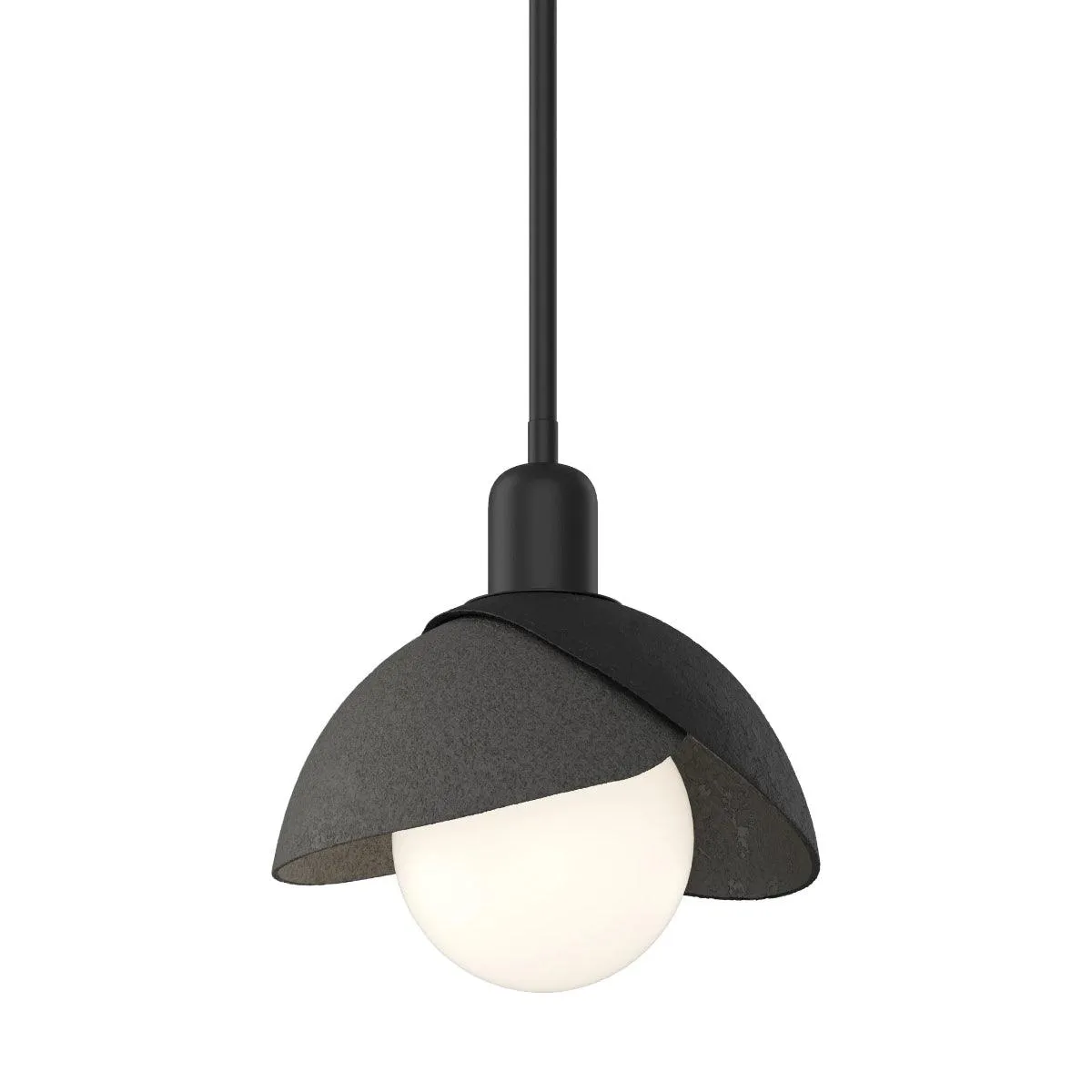 Brooklyn 9 in. Pendant Light Black Finish