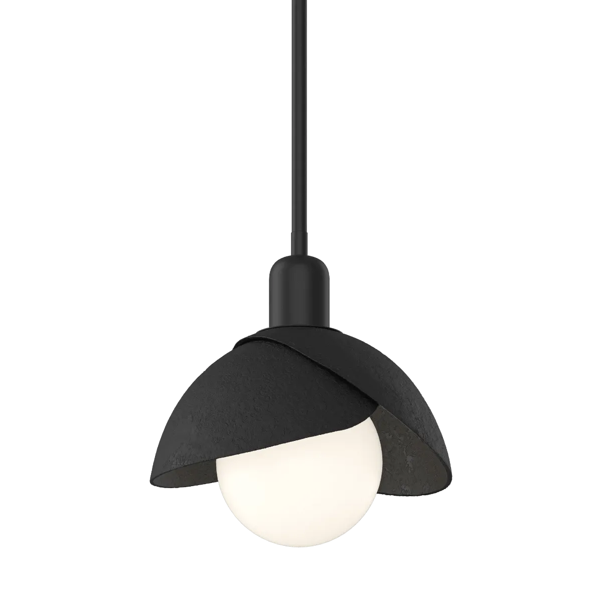 Brooklyn 9 in. Pendant Light Black Finish