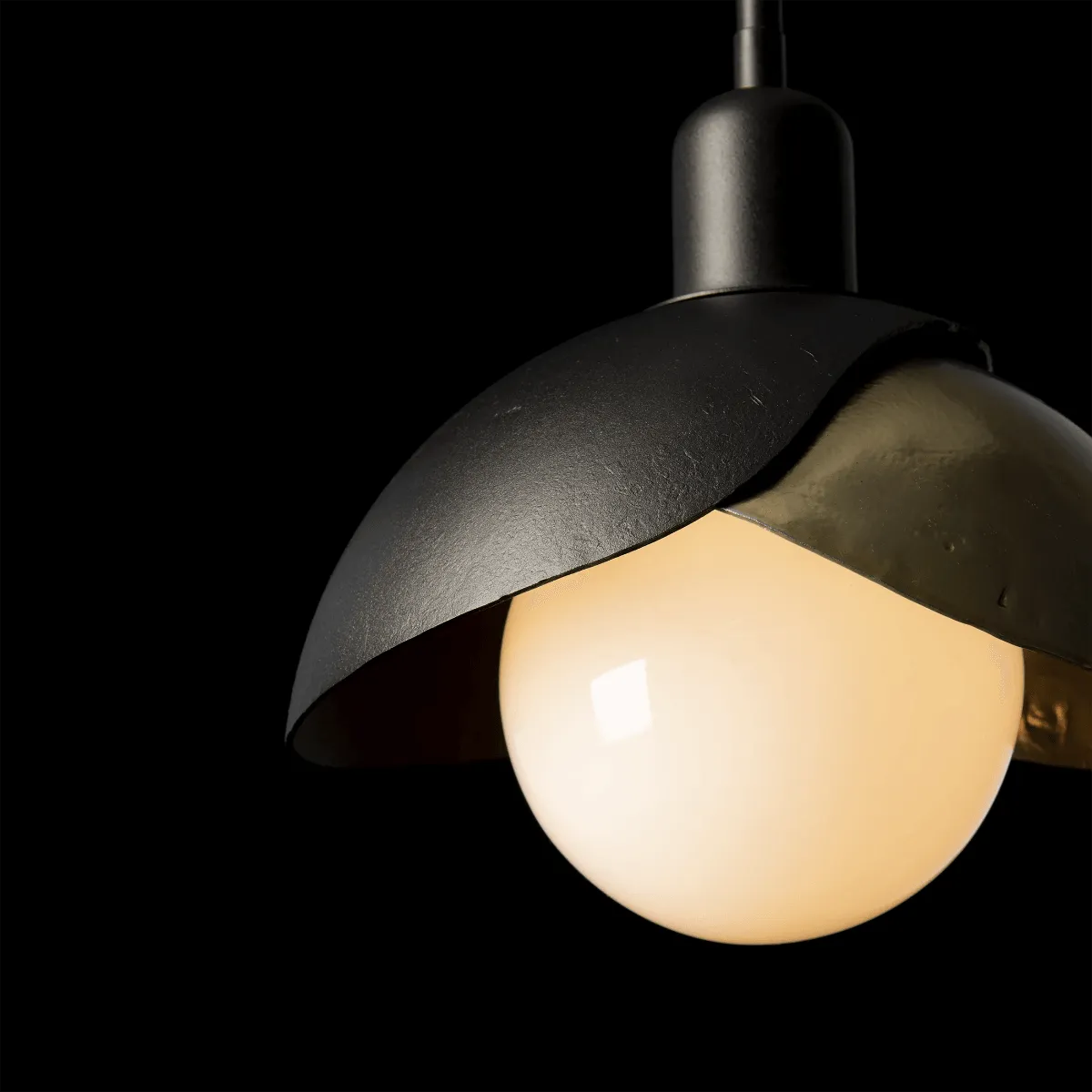 Brooklyn 9 in. Pendant Light Black Finish