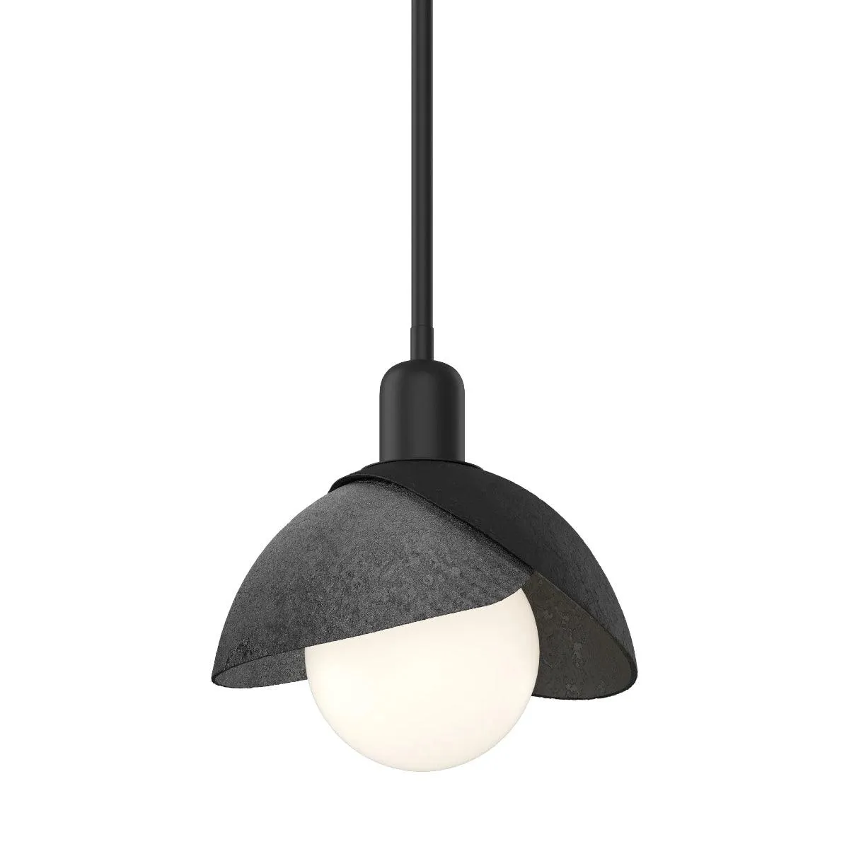 Brooklyn 9 in. Pendant Light Black Finish