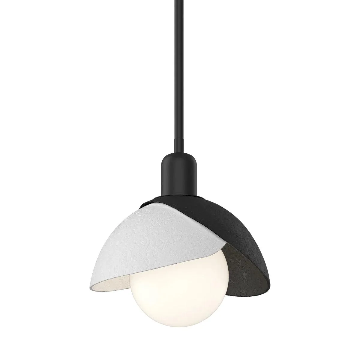 Brooklyn 9 in. Pendant Light Black Finish