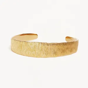 By Charlotte Woven Light Cuff, Gold