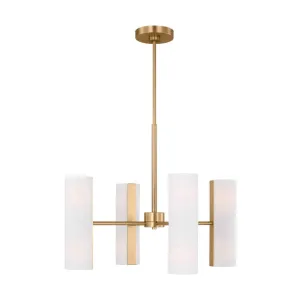 Capalino 24 in. 4 Lights Pendant light Satin Brass finish