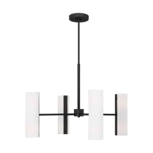 Capalino 30 in. 4 Lights Pendant light Black finish