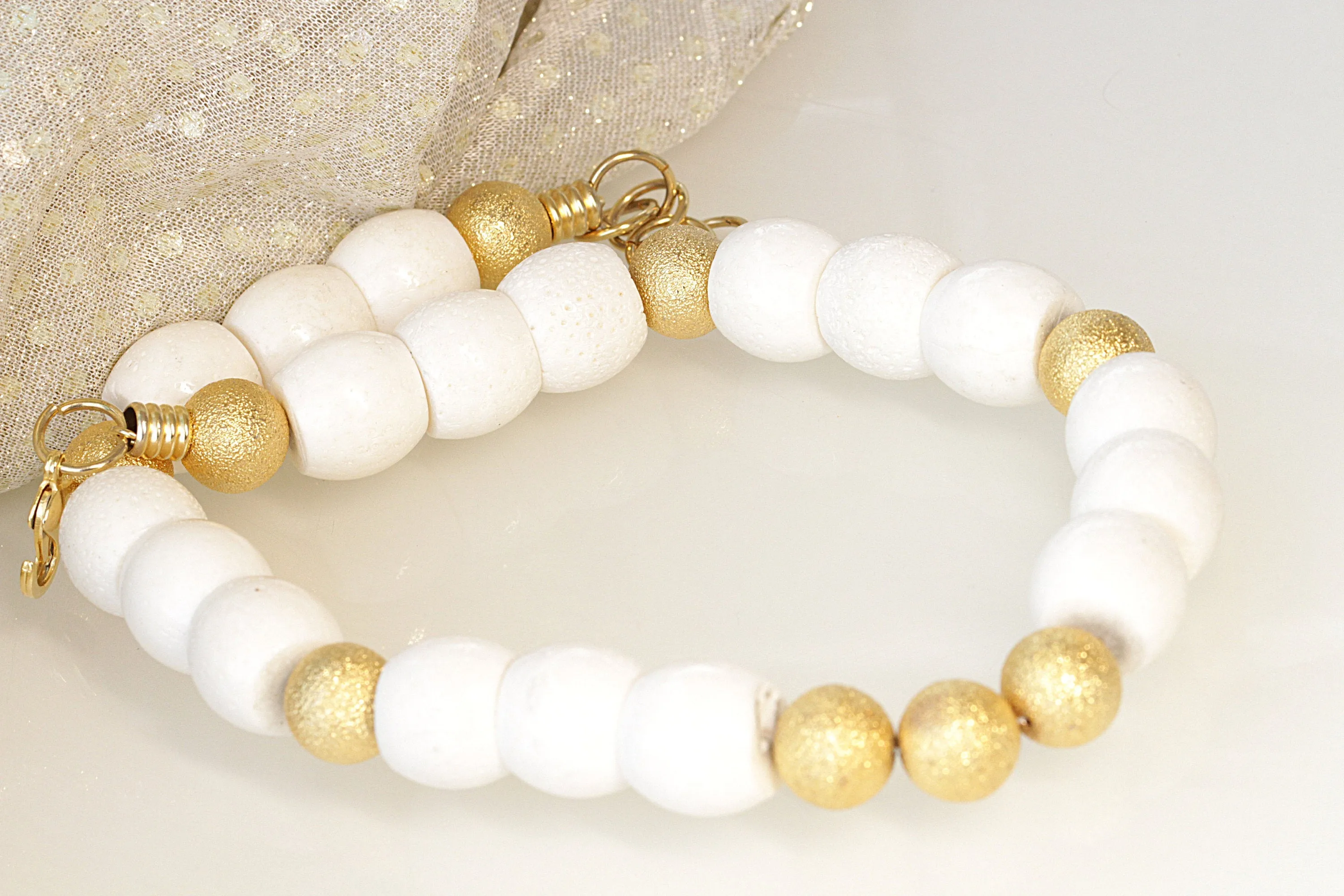 CERAMIC BEADS NECKLACE