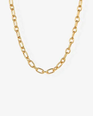 Chunky Oval Link Chain Necklace