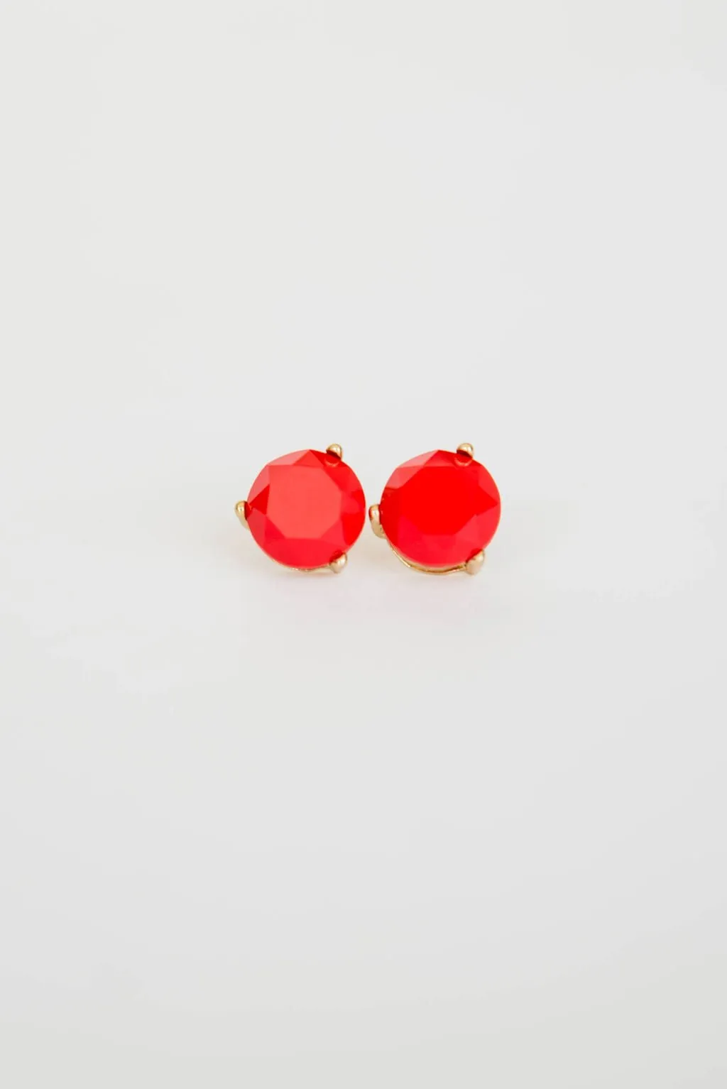 Circular Gemstones Stud Earrings