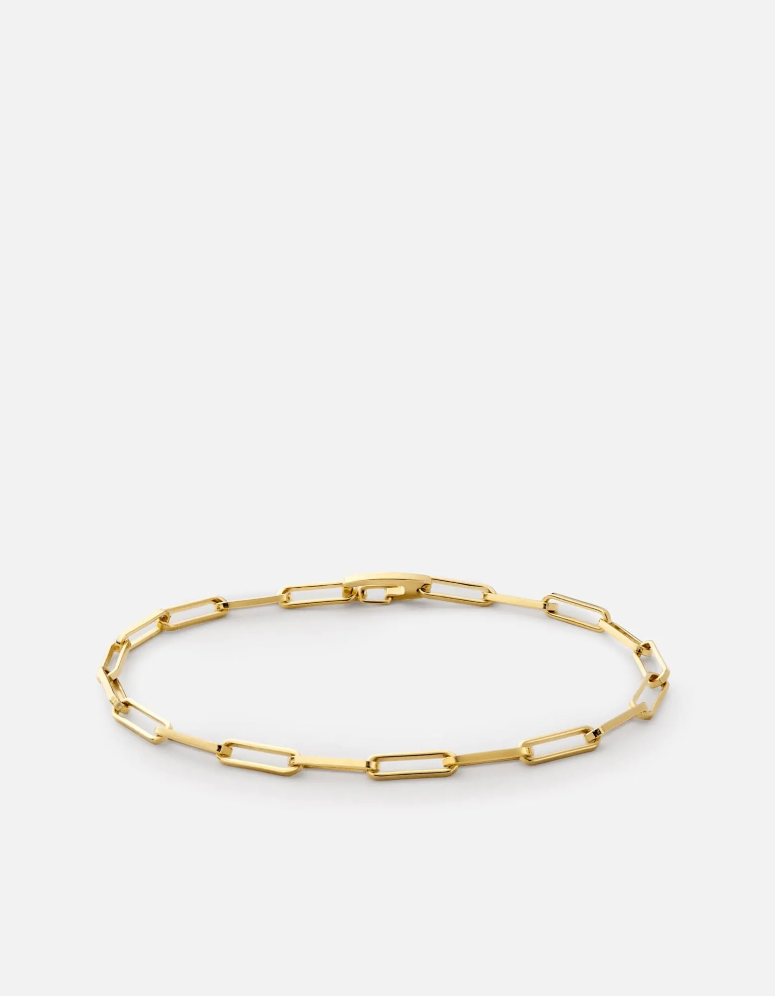 Clip Volt Link Bracelet, Gold Vermeil