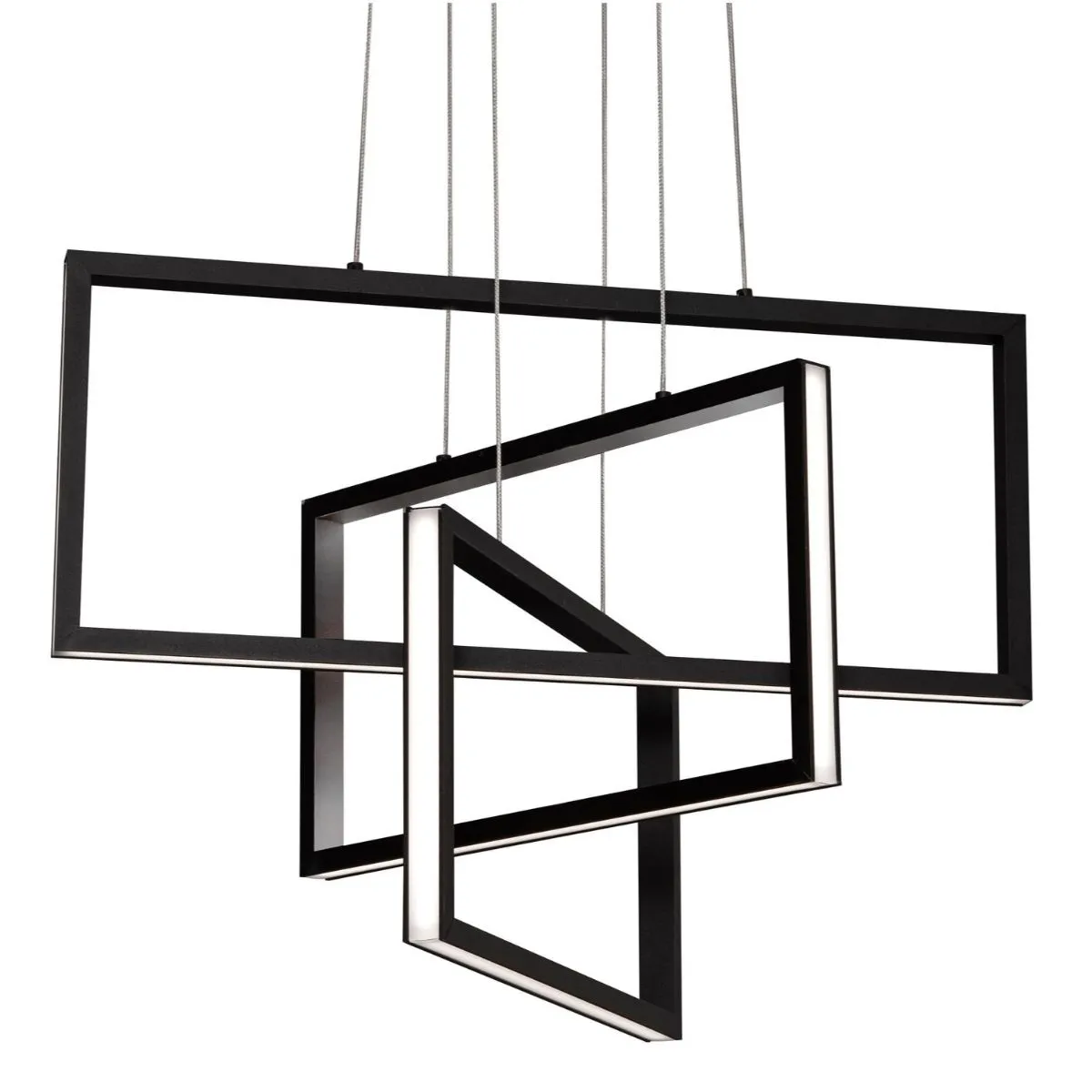 Cole 24 in. LED Pendant Light Black finish