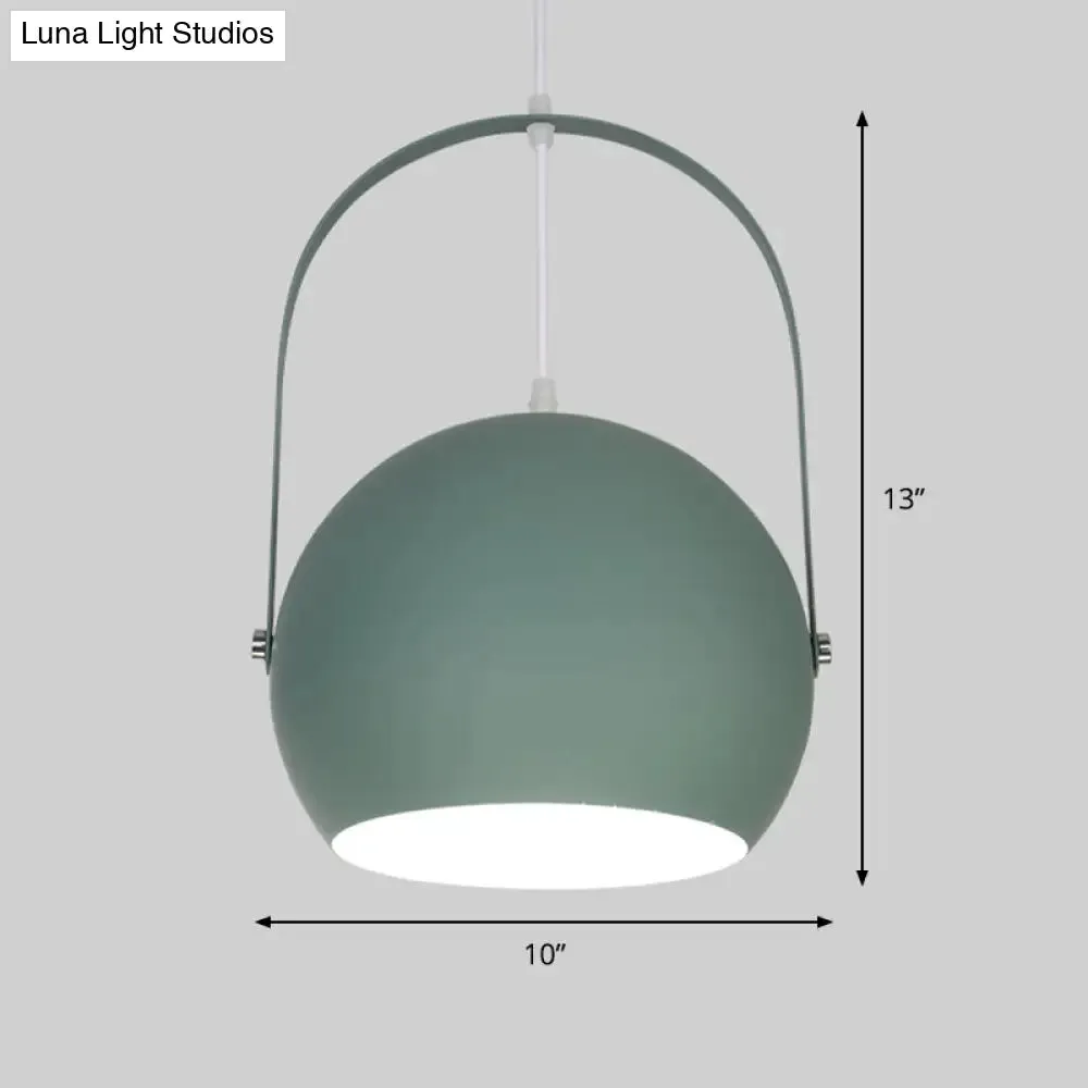 Contemporary Metal Bubble Hanging Light - Green - 1-Light Down Lighting for Dining Room"

Note: The revised title maintains the important keywords and relevant details while keeping it concise for better SEO optimization.