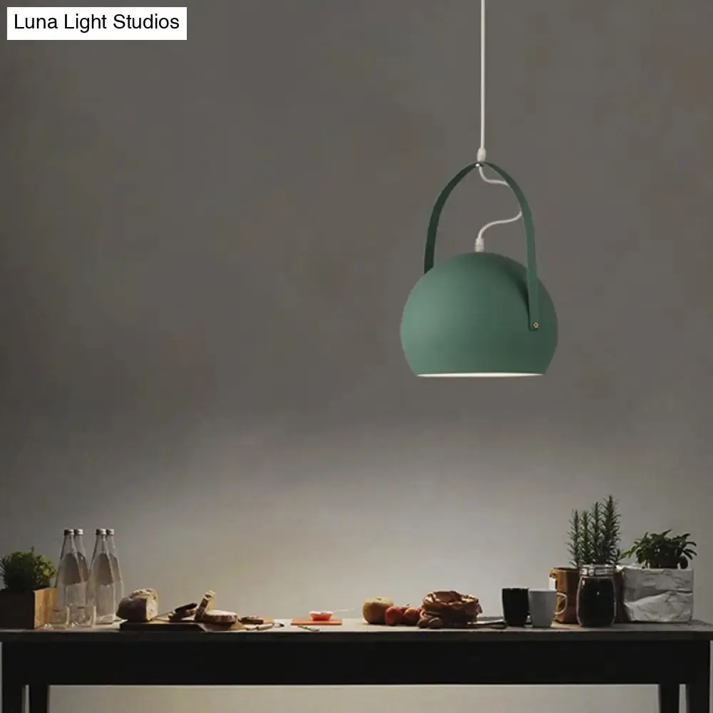 Contemporary Metal Bubble Hanging Light - Green - 1-Light Down Lighting for Dining Room"

Note: The revised title maintains the important keywords and relevant details while keeping it concise for better SEO optimization.