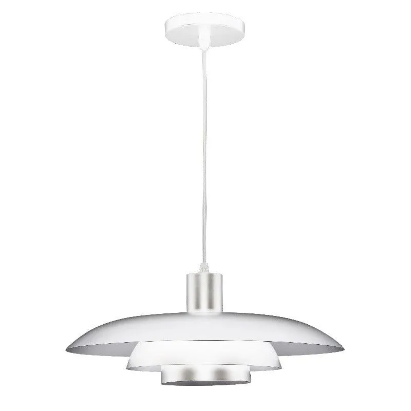 Contemporary White Pendant Light