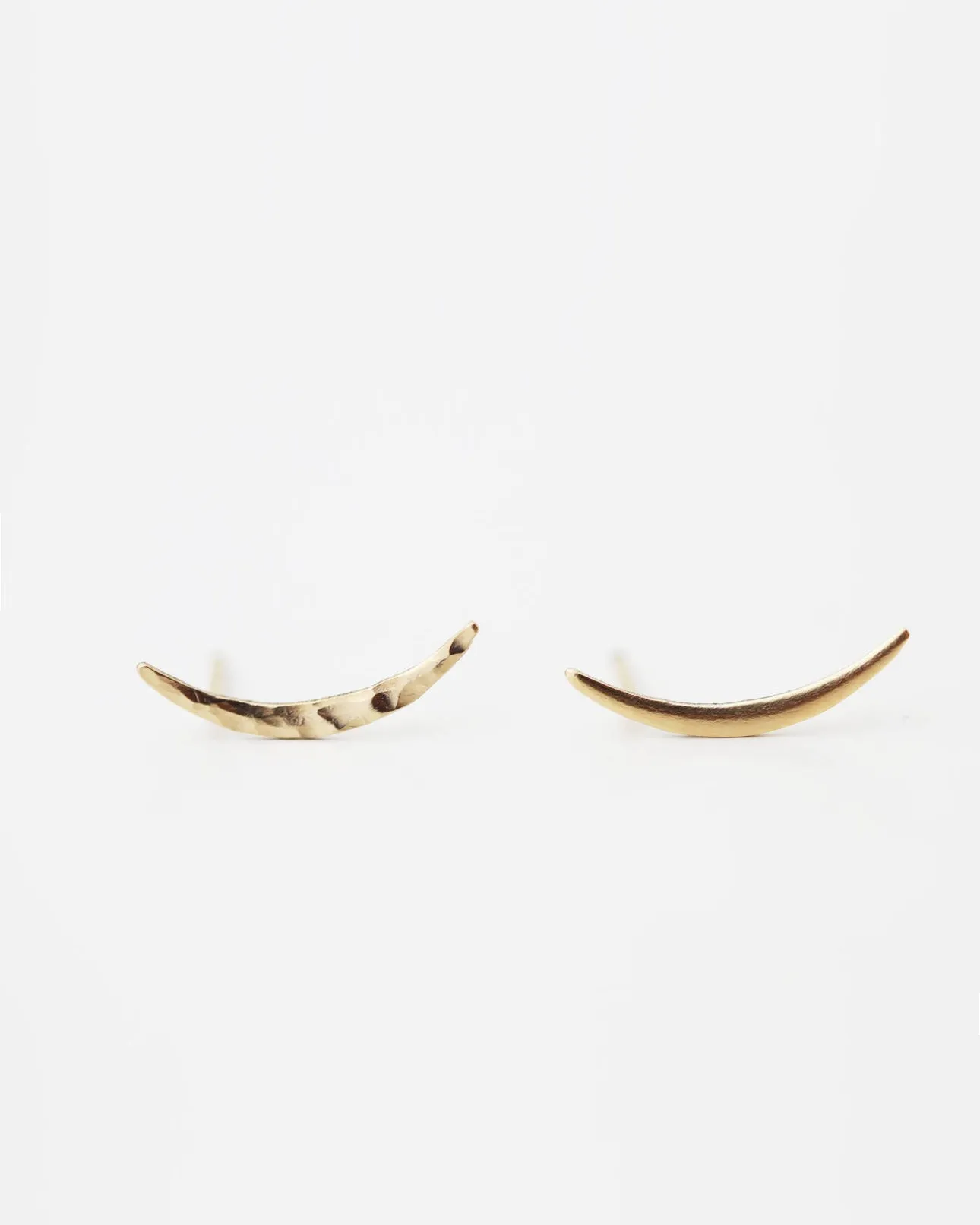 Crescent Moon studs