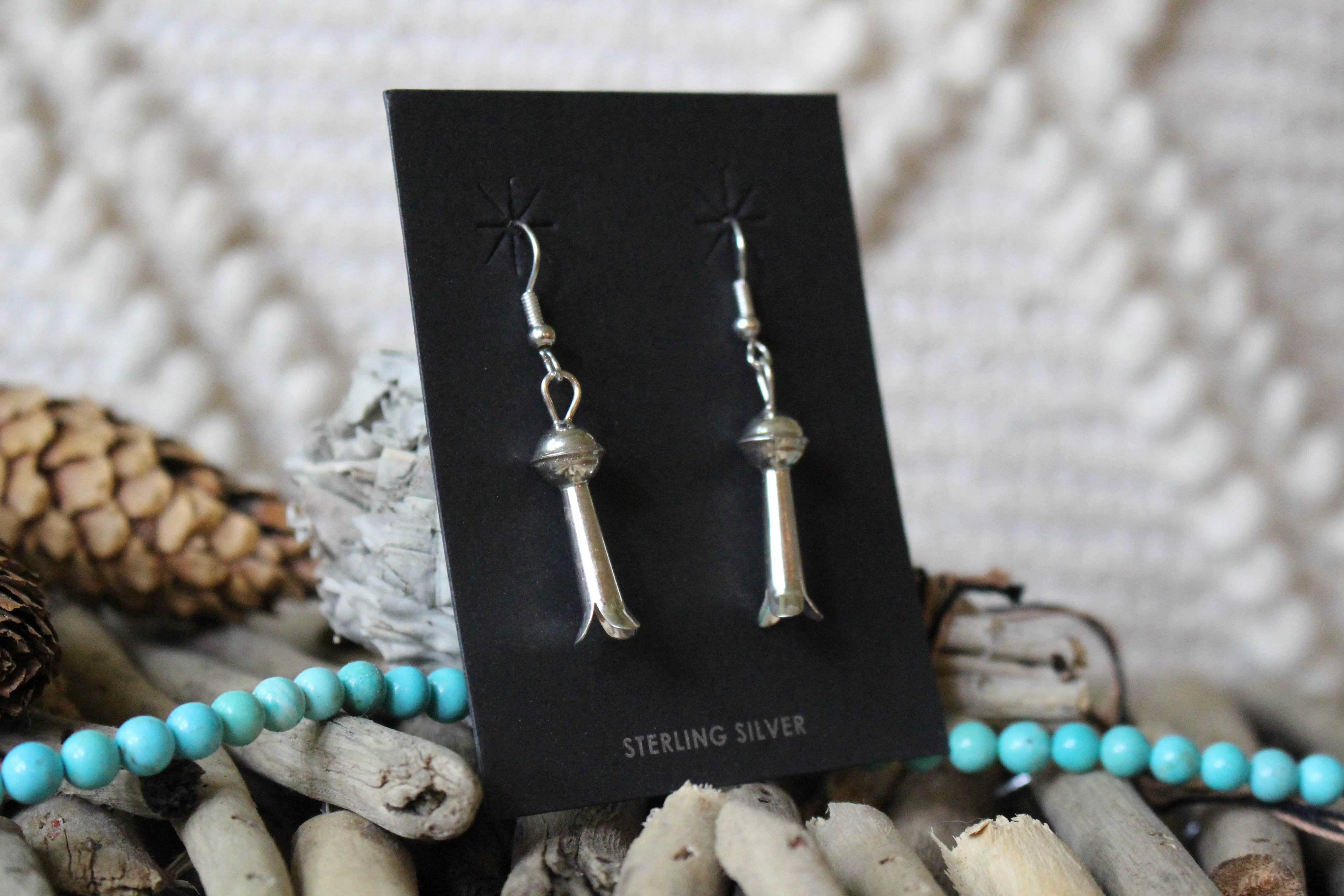 Dainty Navajo Blossom Earrings