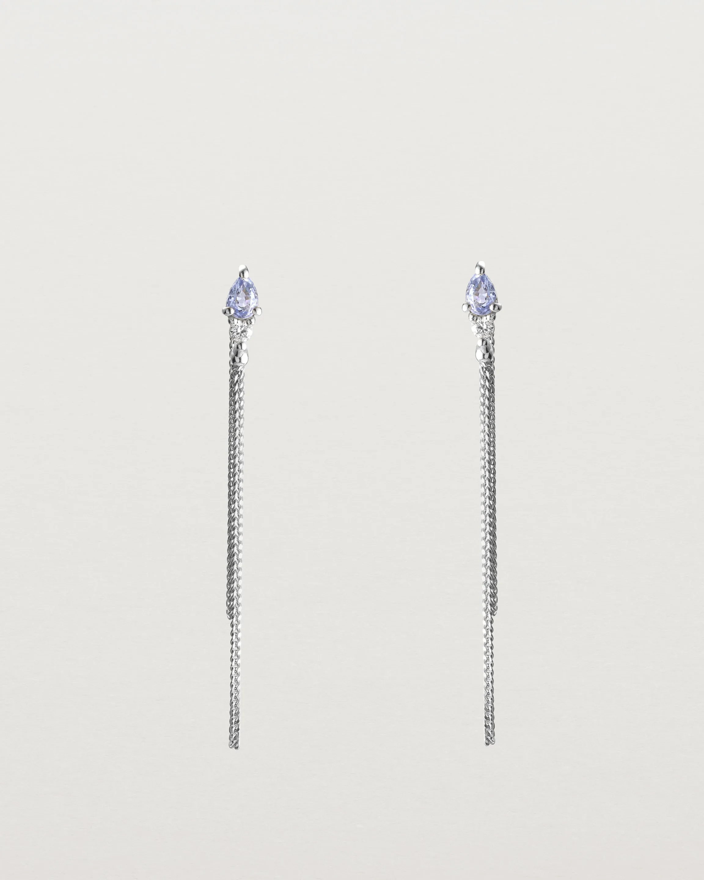 Danaë Loop Studs | Ceylon Sapphire & Diamond