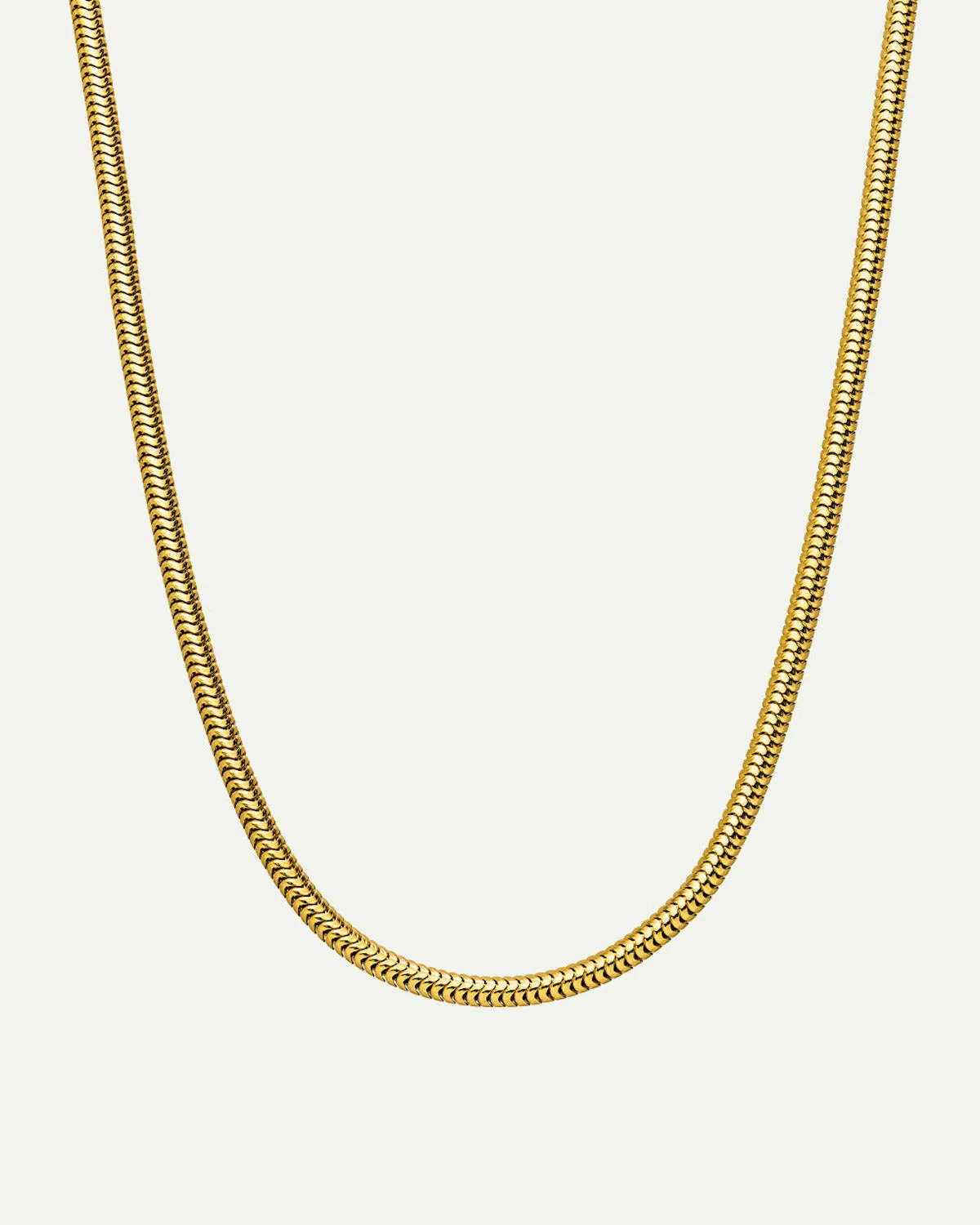 DEAR DARLING BERLIN DELICATE SHORT SNAKE NECKLACE GOLD