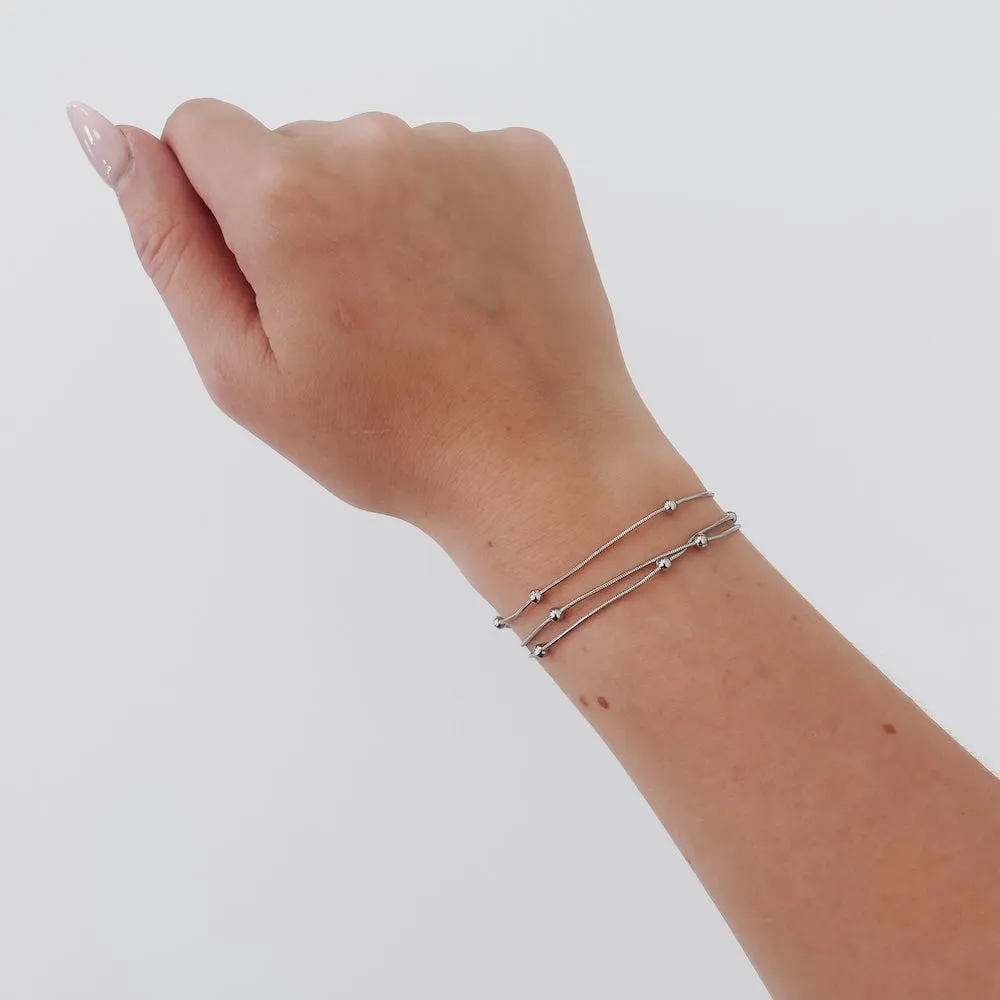 Delicate Destiny Layered Bracelet - WATERPROOF