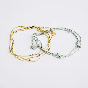 Delicate Destiny Layered Bracelet - WATERPROOF