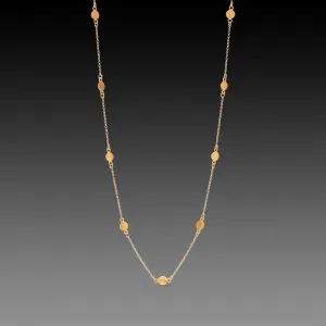 Delicate Gold Dot Necklace