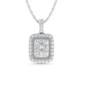 Diamond 7/8 Ct.Tw. Fashion Pendant in 14K Rose Gold