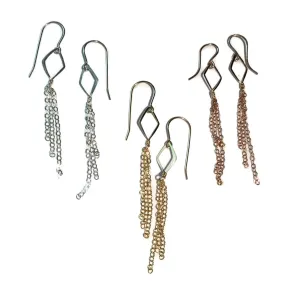 Diamond Tassle Earrings