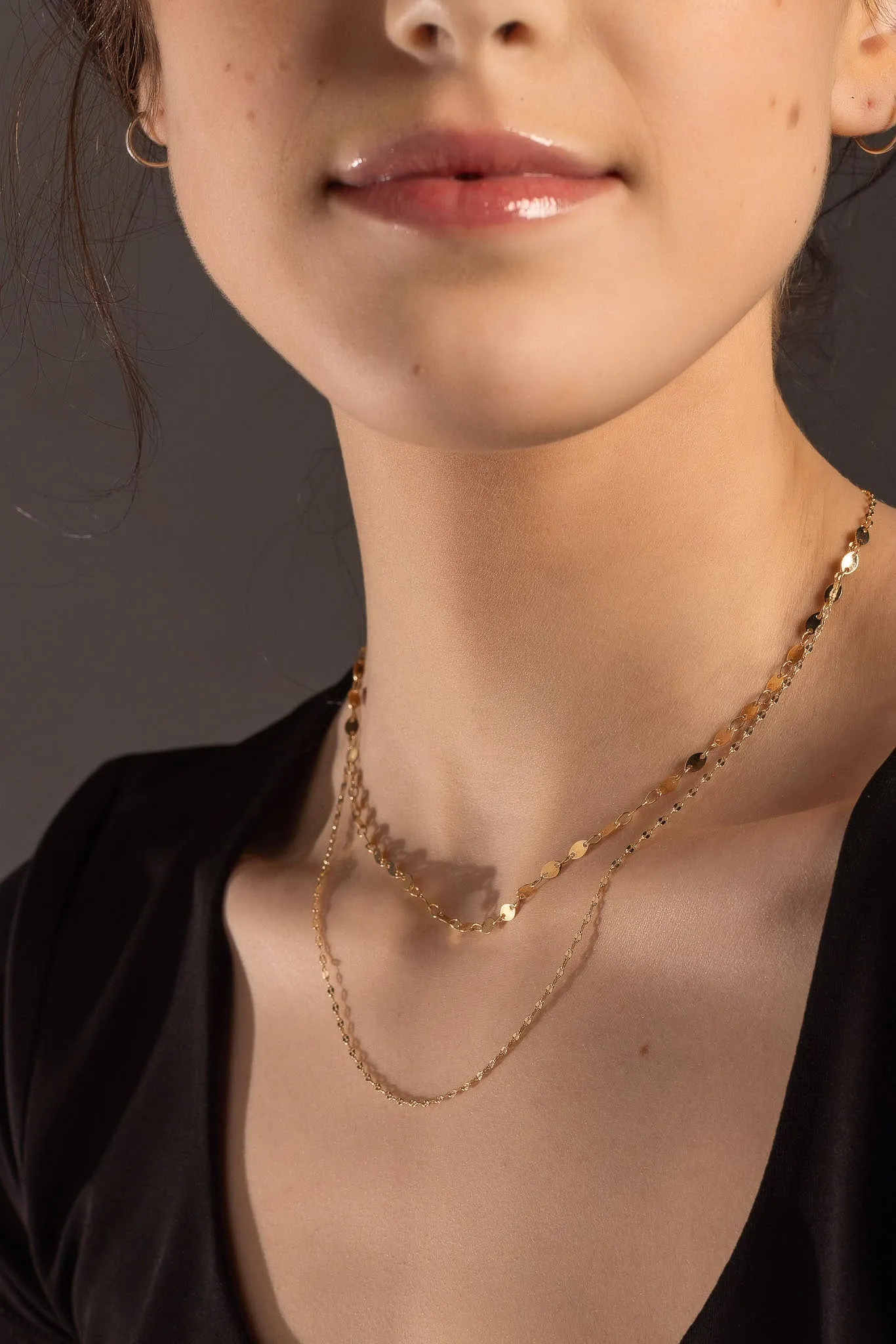 Double Strand Delicate Necklace