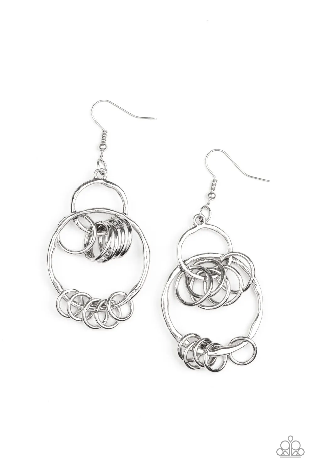 Earrings Rebel Ringer - Silver E422