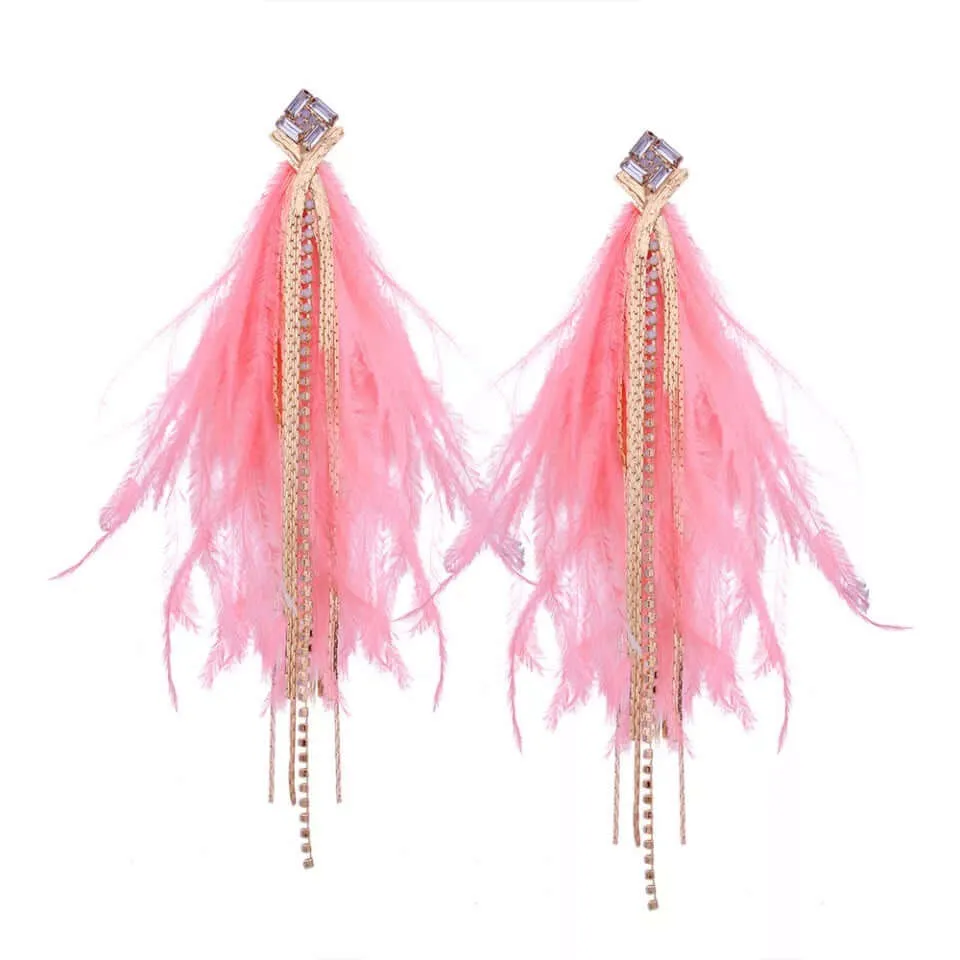 Elegant Feather Earrings