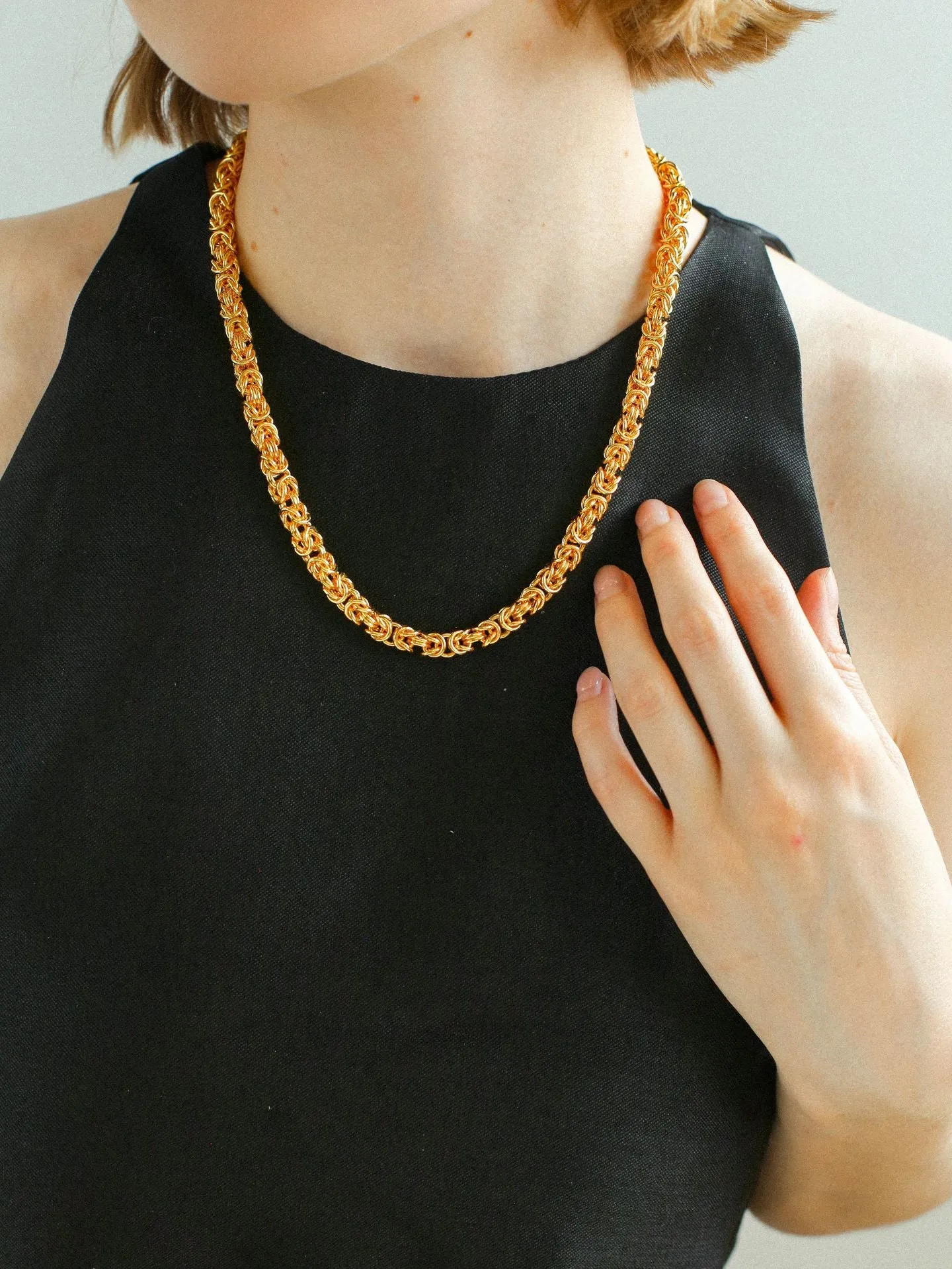 Fashionable Handcrafted Artisan Chunky Chain Necklace