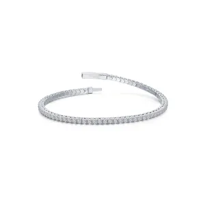 Flexible Bangle Timeless Tennis Bracelet 6.8"