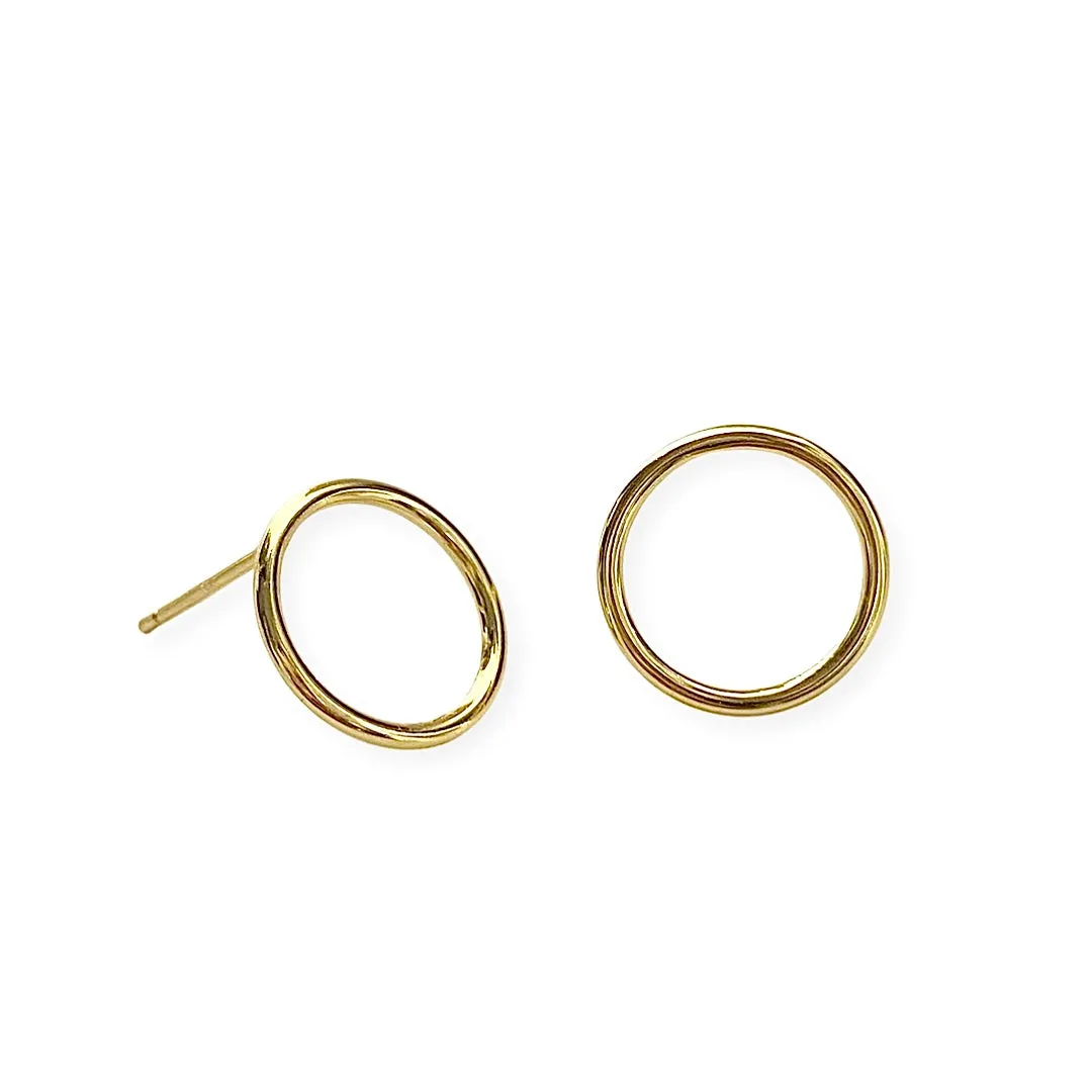 Geovana Circle Ring Studs