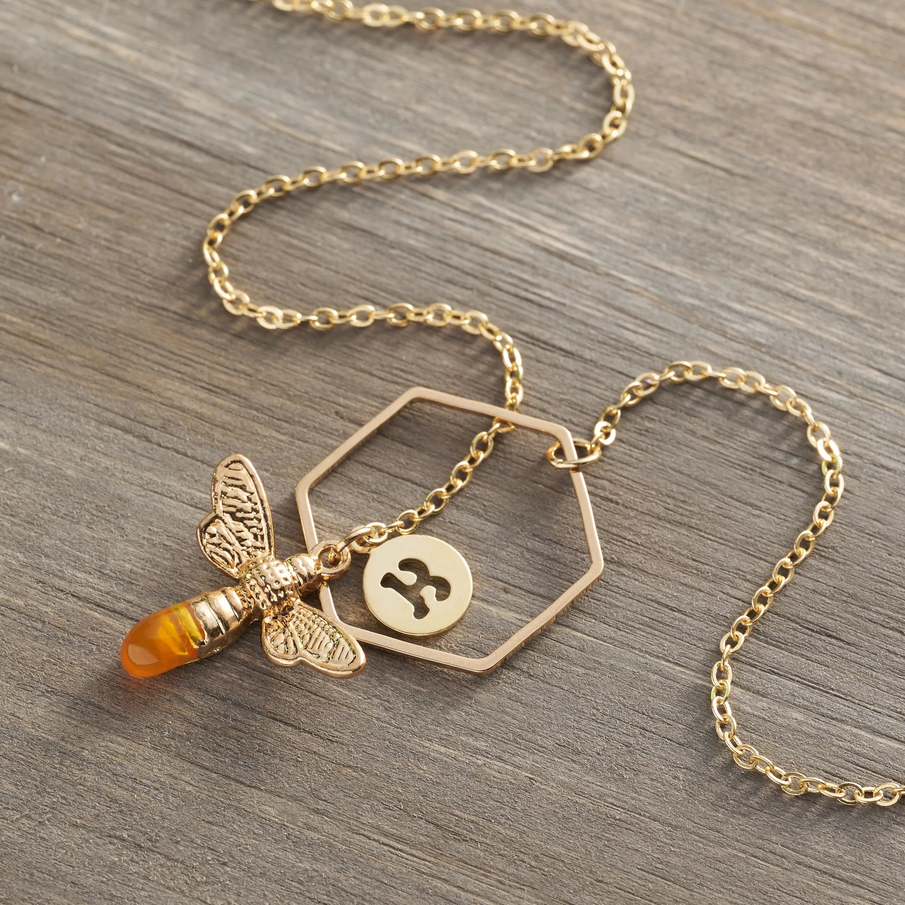 Gold Little Bee Necklace