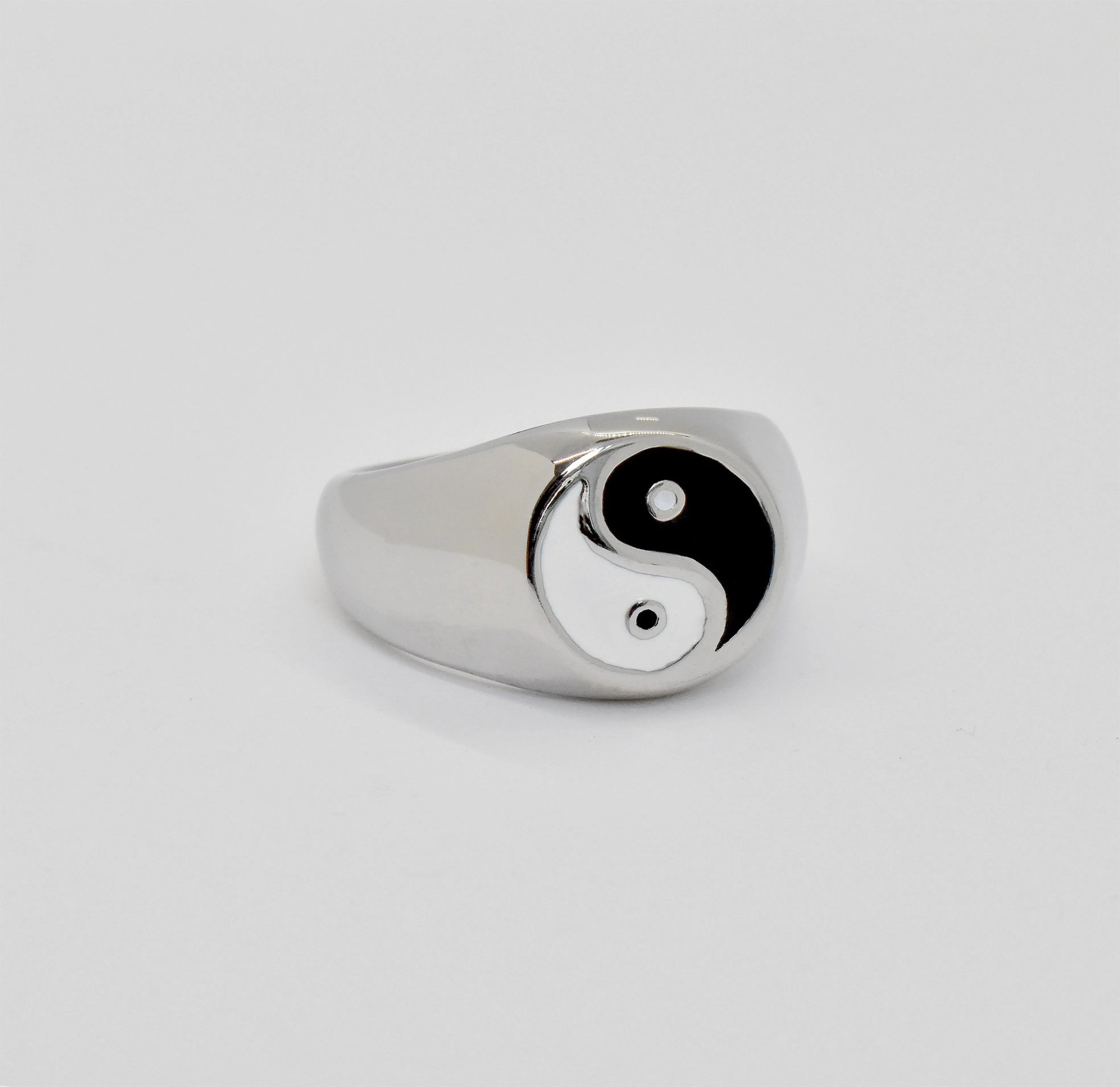 HAVEN SILVER YIN YANG SIGNET RING