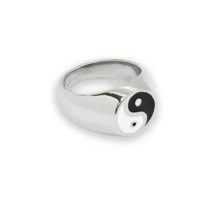 HAVEN SILVER YIN YANG SIGNET RING